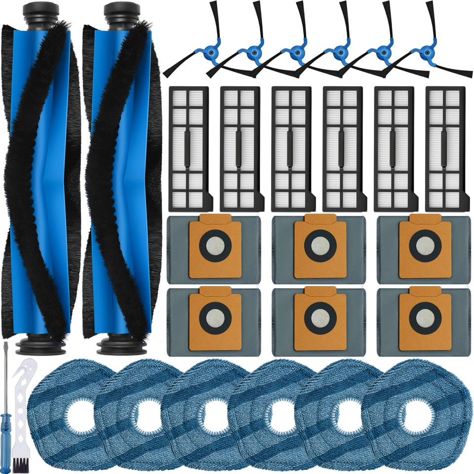 Bluearks X10 Pro Omni main brush for deep cleaning and sustained suction
