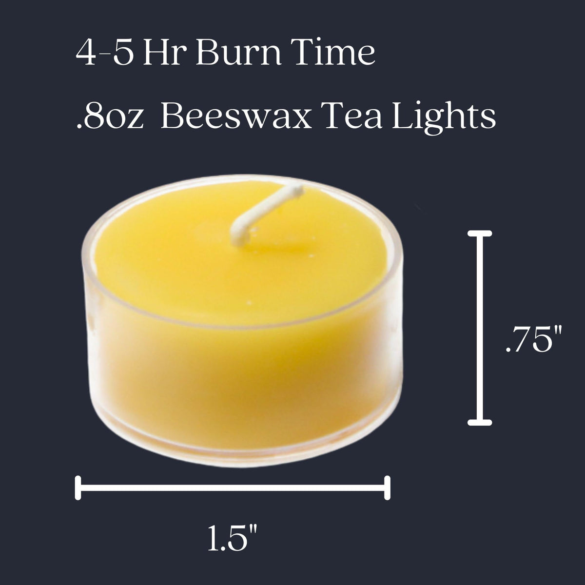 Bluecorn American-made tea light crafted in small batches.