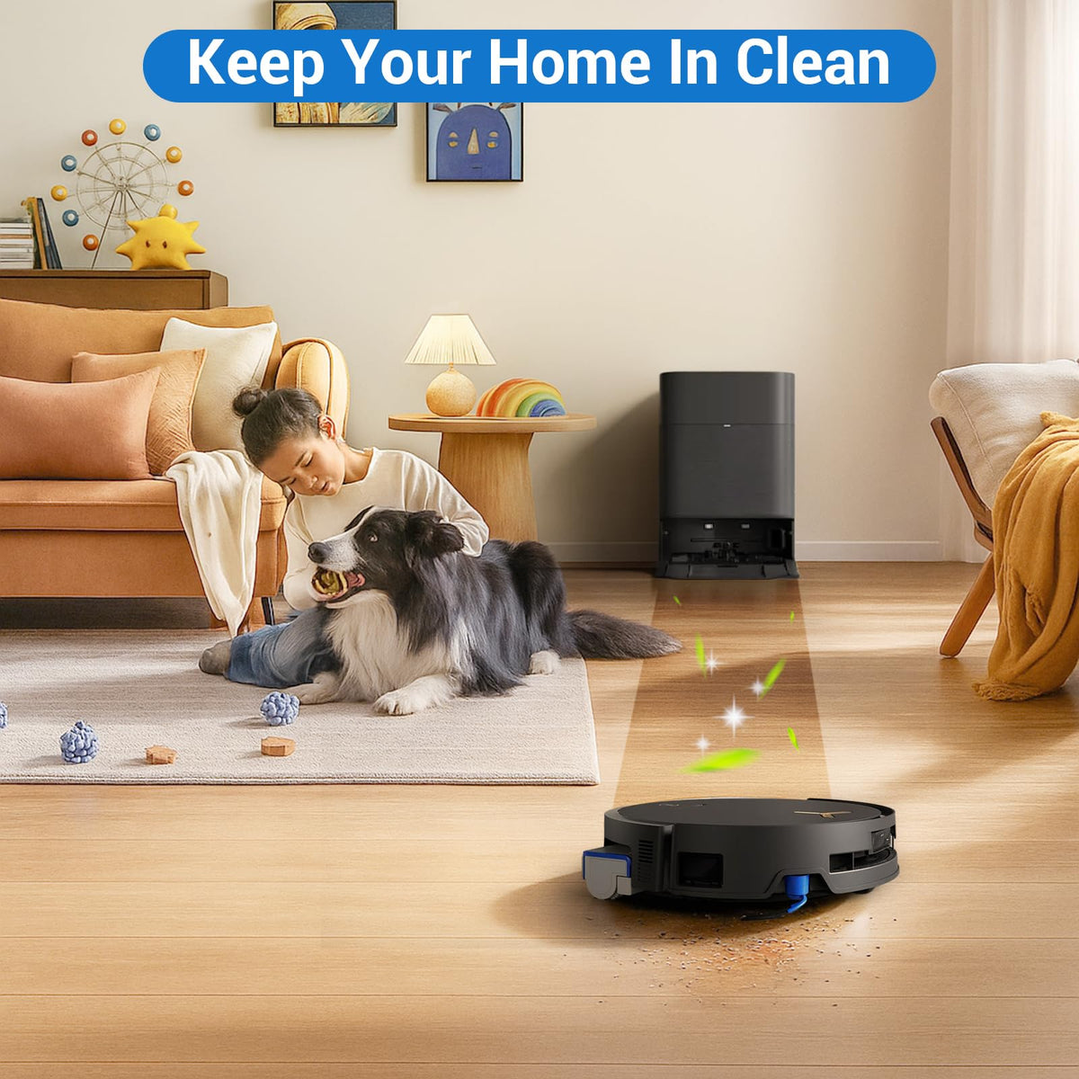 Bluevisk X9 Pro Omni cleaning brush for quick maintenance