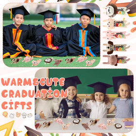 Blueweenly graduation plush display, enhances graduation event decor.