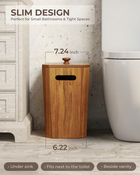 BLUEWEST trash can side handles for easy transport and repositioning.