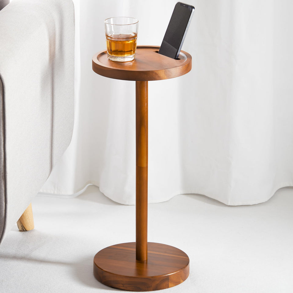 BLUEWEST Drink Table at 22-inch height fits compact spaces for everyday use.