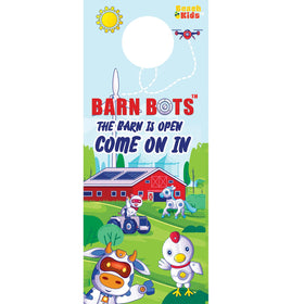 Bluey Beach Kids barn door hanger adds decorative flair to celebrations.