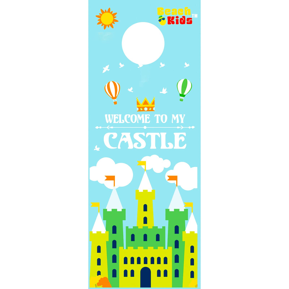 Bluey stickers and door hanger included for easy room decorating.