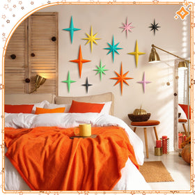 Blulu mid-century decor features an enamel finish for luxe appeal.