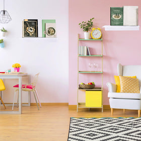 Blulu space-saving wall storage ideal for living room and office clutter
