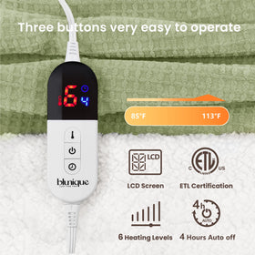 blunique six heat levels for personalized comfort options