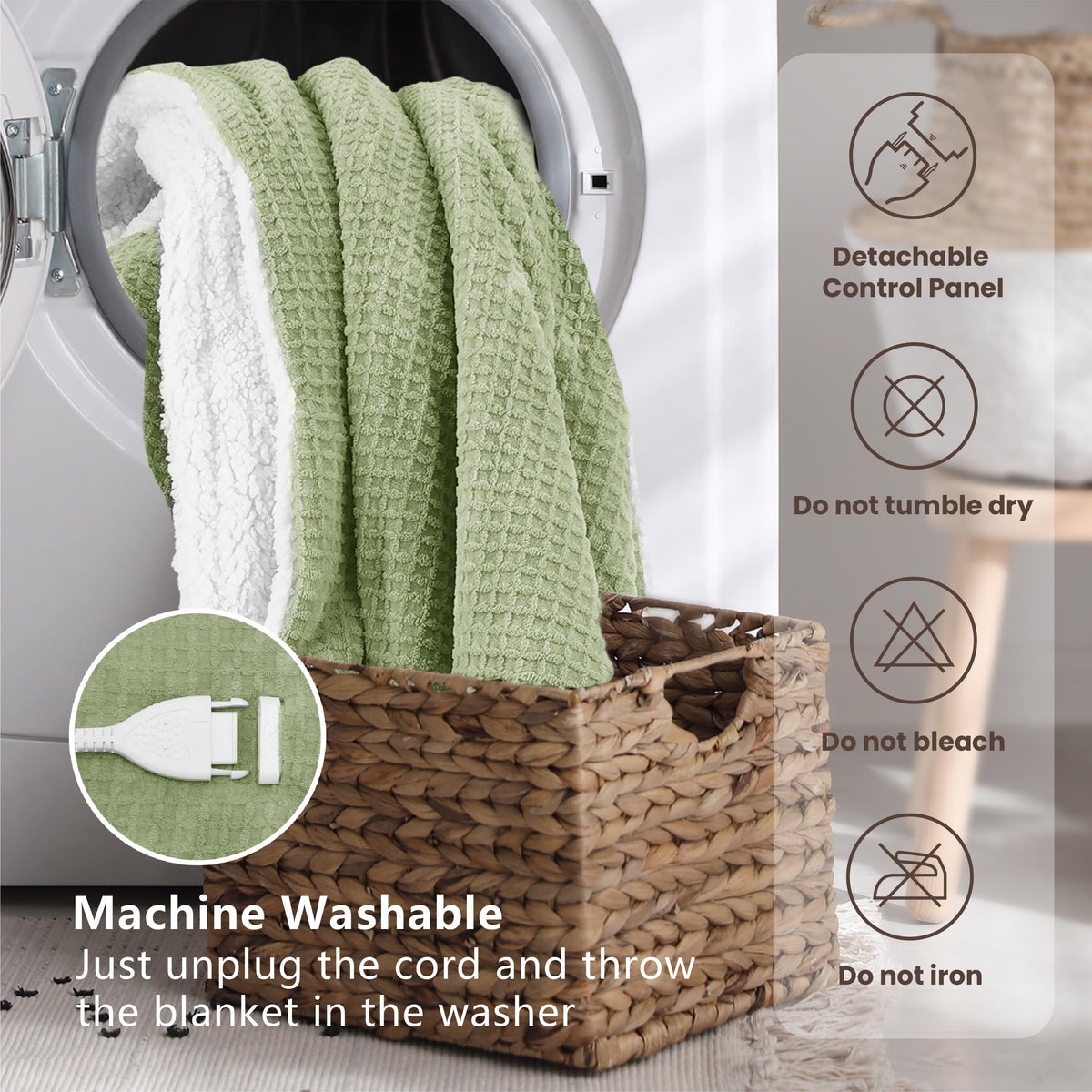 blunique throw size offers versatile use on bed, sofa, or office