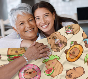 Bmaows capybara blanket gift-ready packaging for a charming present.