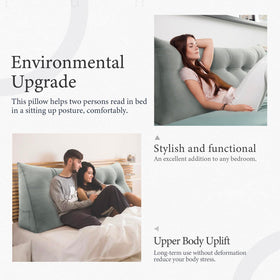 BNCKTRD backrest on couch or daybed offers relaxed seating.