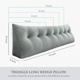 BNCKTRD leg pillow elevates legs for comfort and circulation.