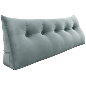 BNCKTRD multifunctional bed pillow for upright reading or flat sleeping.