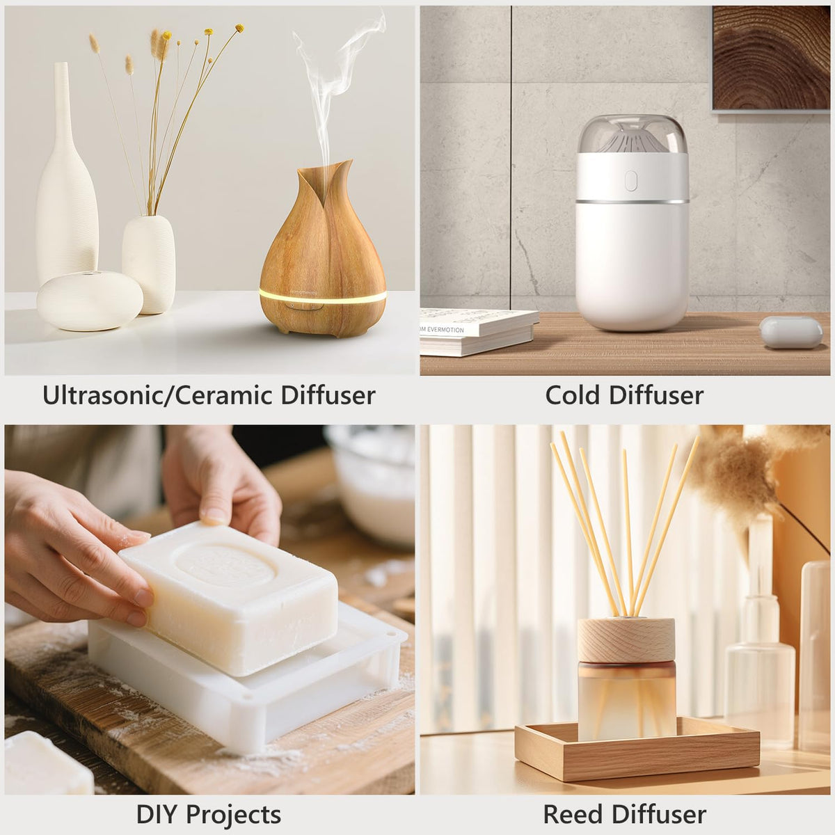 BNVVT Hotel Collection fragrance set packaging highlights six premium scents.