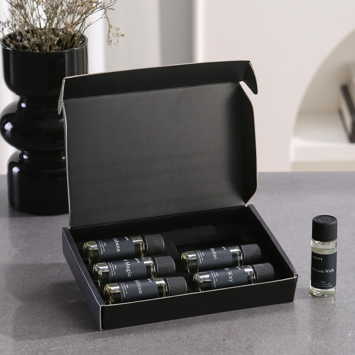 BNVVT Hotel Collection diffuser-friendly oils for home and office scents.