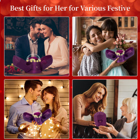 BNWXOY preserved rose box is a thoughtful present for wife, mom, or partner.