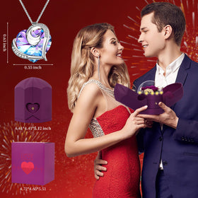 BNWXOY storage-ready packaging keeps jewelry and rose safe for years.