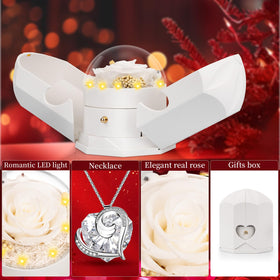 BNWXOY rose palace box with lighting creates a magical gifting moment.