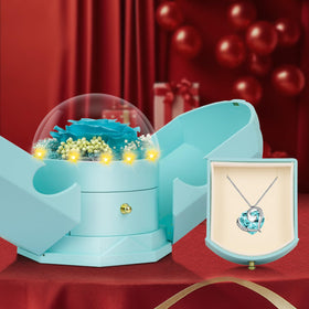 BNWXOY rose palace gift box glows with gentle lighting