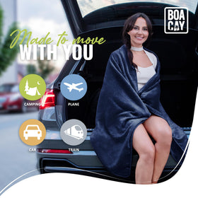 BOACAY gift-ready travel blanket for birthdays and holidays
