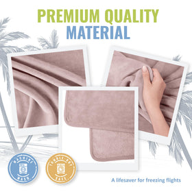 BOACAY micro-plush warmth for camping or relaxing on the sofa.