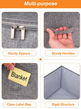 boailydi zipper closure protects bedding from dust