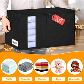 boailydi 60L storage bag reinforced handle demonstrates sturdy handling and lifting