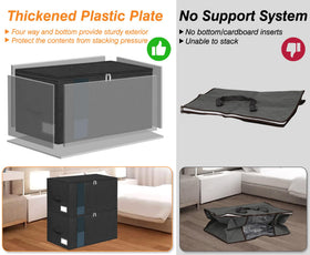 boailydi 60L storage bag side panel emphasizes structured shape and durability