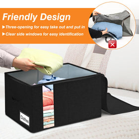 boailydi 60L bag stacked in a closet shows efficient vertical storage