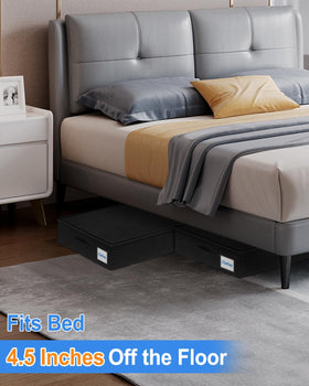 Boailydi two-pack under-bed storage bin keeps seasonal items organized