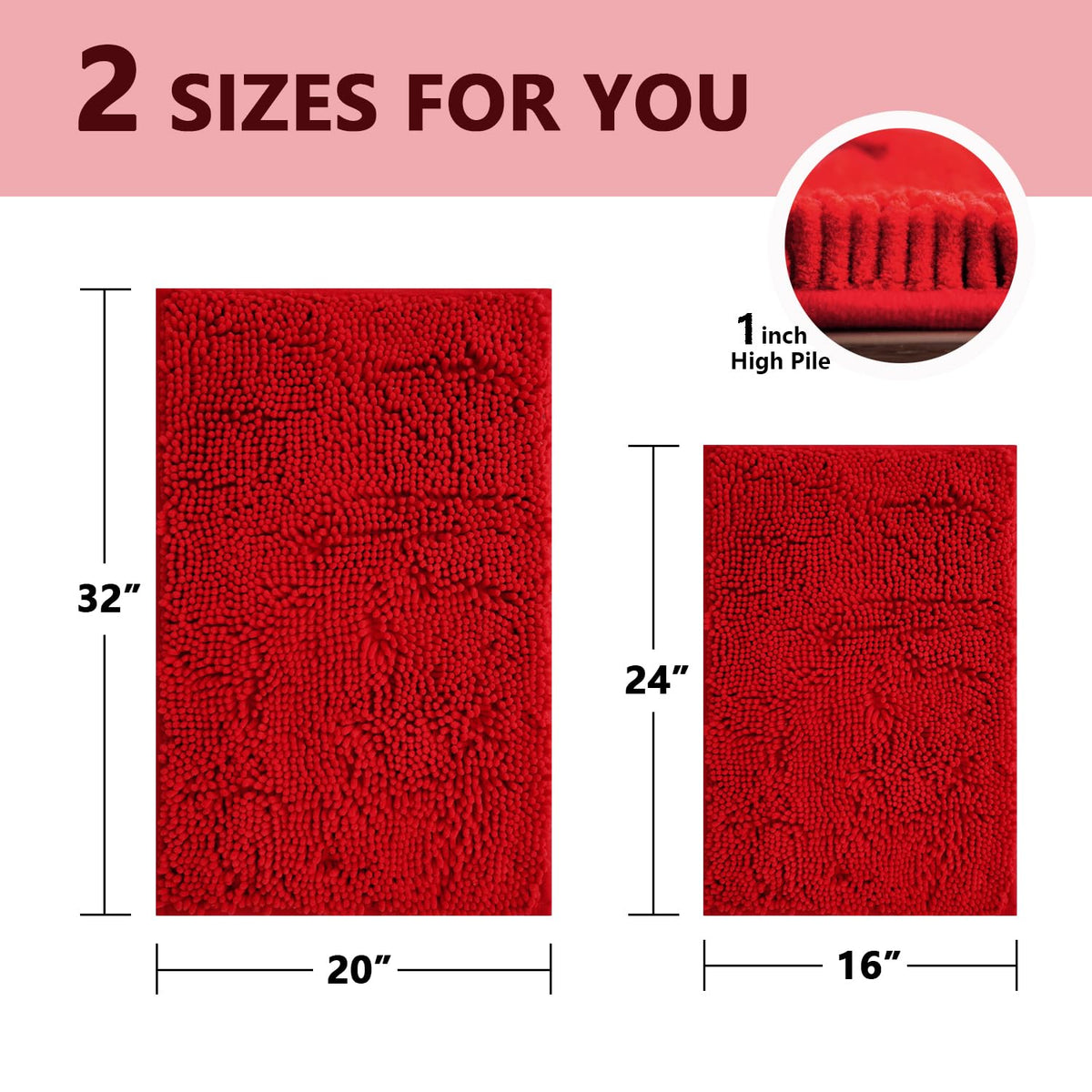 BOANKODU soft chenille mat protects baby's knees on hard floors
