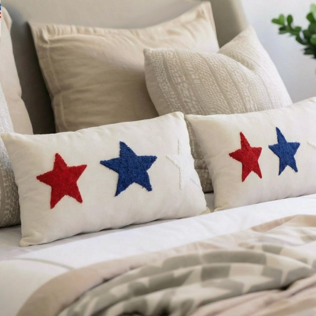 Boao Independence Day 4th of July pillow cover for seasonal celebrations.