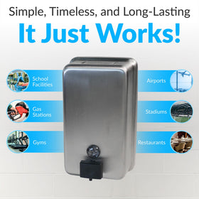 Bobrick vandal resistant secure lid and key prevent tampering