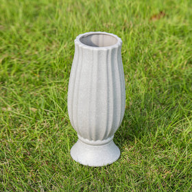 Bocola cemetery vase made of durable plastic for long-lasting cemetery décor.
