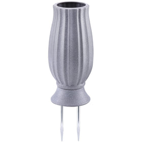 Bocola cemetery vase with large-capacity mouth for abundant artificial flowers.