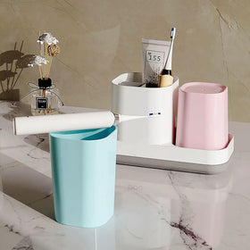 Boershun anti-slip base provides stable bathroom organization.