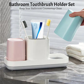 Boershun kids toothbrush holder cups add colorful organized storage.