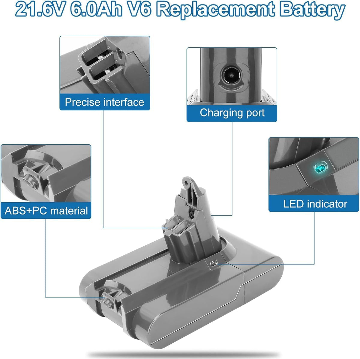 Boetpcr V6 compatible battery for SV03 SV04 SV05 SV06 SV07 SV09.