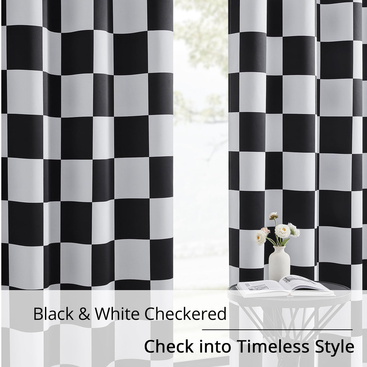 BOHOMOCASA blackout curtains back black lining enhances colorfastness and durability.