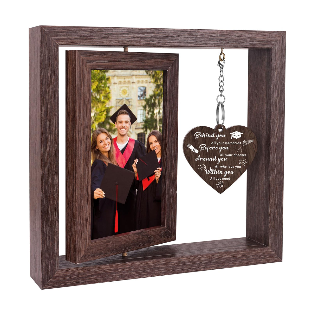 Boiveco graduation frame with dual 4x6 slots for cherished memories.