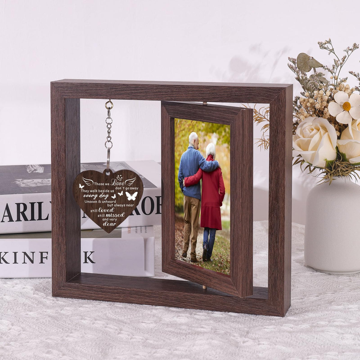 Boiveco heart pendant memorial engraved with touching message