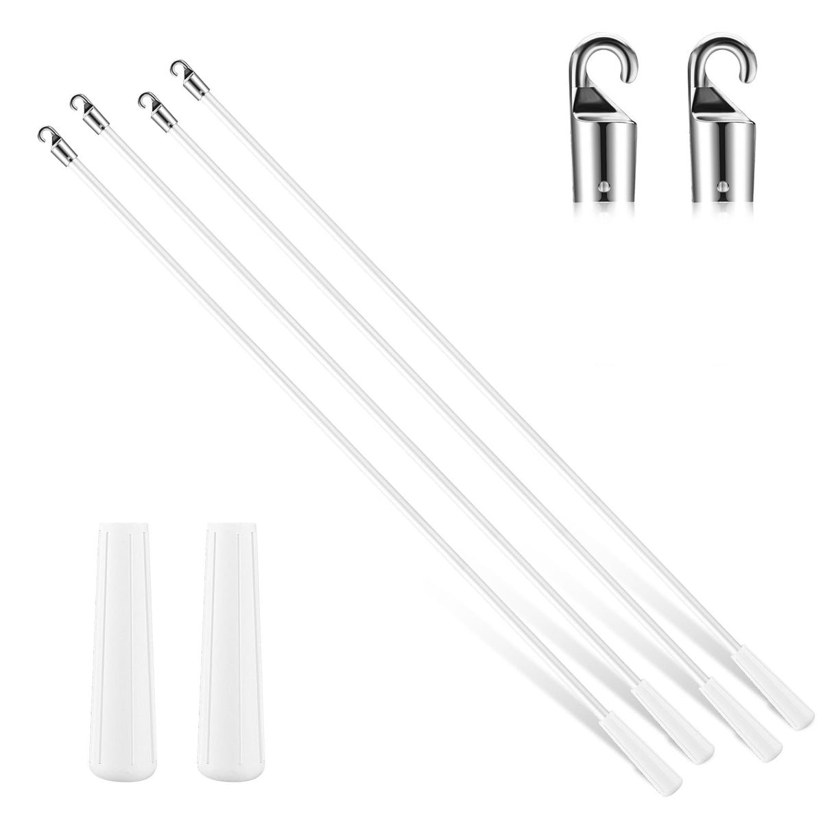 Bokon blinds wand replacement with hook for quick repairs