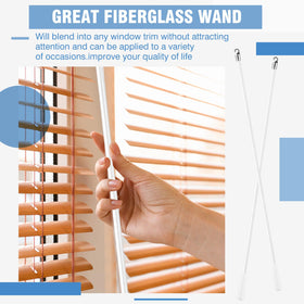 Bokon durable finish resists scratches on window blinds