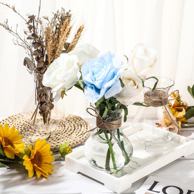 Bokon compact vases on a living room table