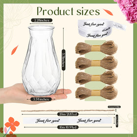 Bokon twine ropes included, sturdy polyester for durable gift wrapping