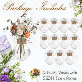 Bokon vases with hyacinths and tulips for bright centerpieces