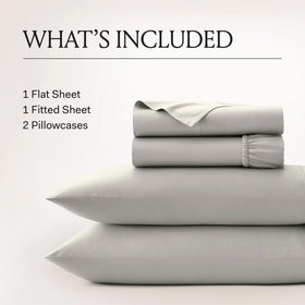Closeup of 100% organic long-staple cotton fibers in the Signature Hemmed Sheet Set