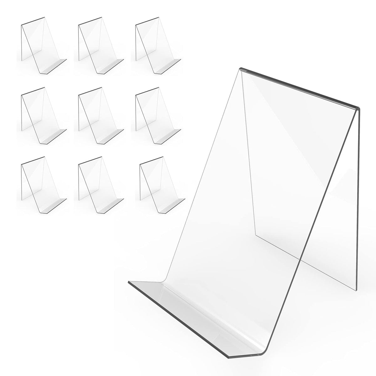 Boloyo acrylic display stand no ledge for clean 6-inch display