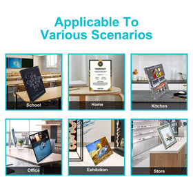 Boloyo transparent display easel suitable for home or office use