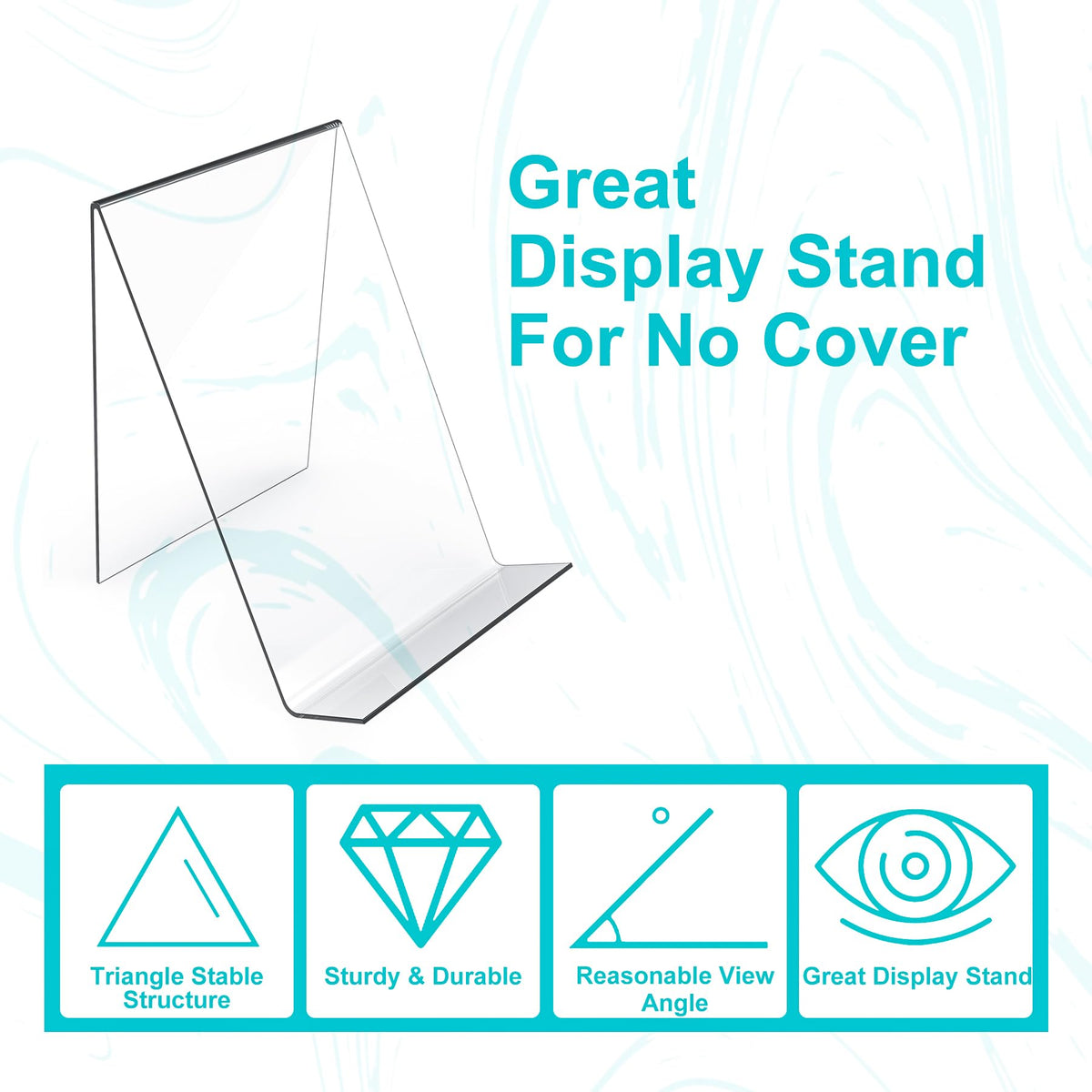 Boloyo durable acrylic stand easy to wipe clean and maintain