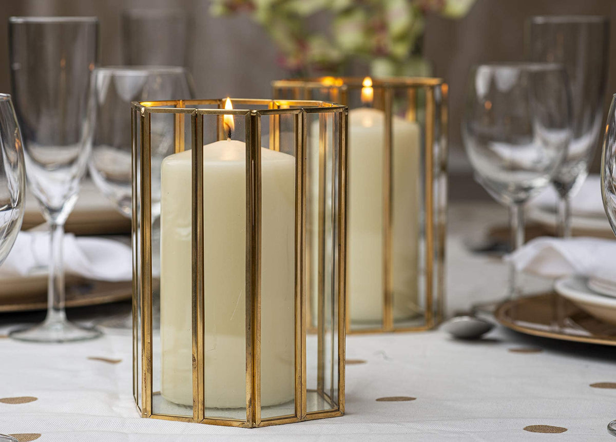 Bolsius Ivory Pillar Candles provide a smokeless glow for intimate dinners and spa nights.